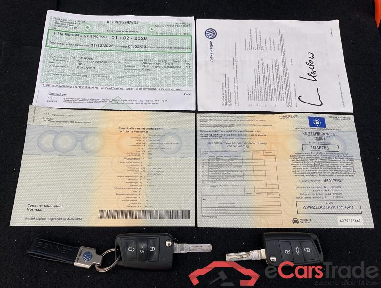 VOLKSWAGEN Golf VII Golf Comfortline 1.5 TSI BlueMotion 96 kW (130 ch) 6 vitesses manuel #4