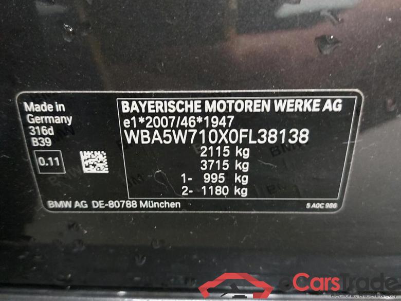 BMW - BMW 3 BERLINE 316dA 122PK Advantage Business Edition & Heated Seats & Parking Assistant Pack & Towing Hook #6