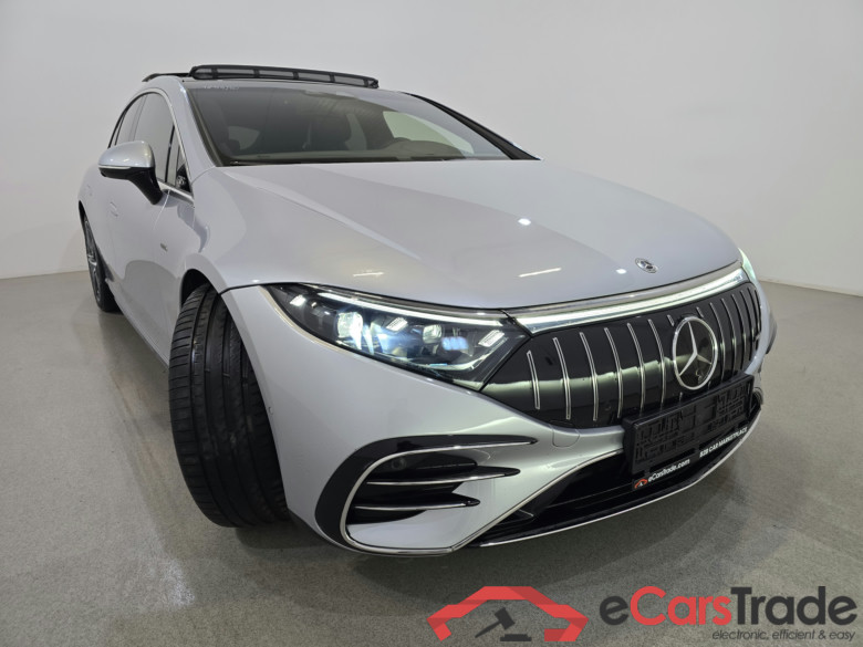 Mercedes EQS 53 AMG 4Matic+ 658Hp 4WS  Pano Burmester Distronic LED-Multibeam Head-Up Widescreen Navi Ambient Nappa-Leather KeylessGo Camera 360 Klima PDC ... #3