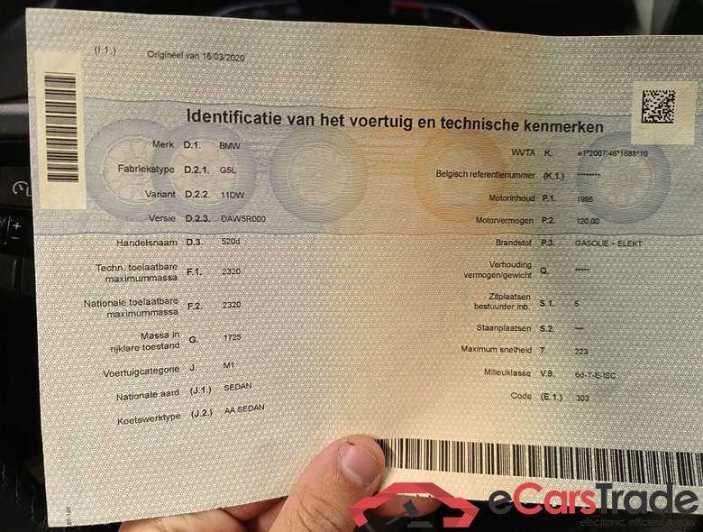 BMW 5 Reeks Berline 520d 120kW Aut. 4d #6