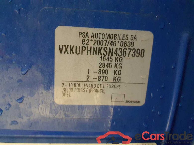 Opel Corsa F (2019->) DE - LimS5 1.2 Turbo EU6d, Elegance (EURO 6d), 2019 - 2023 #4