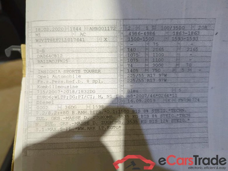 Insignia B Sports Tourer INNOVATION 1.6 CDTI 100KW MT6 E6dT #6