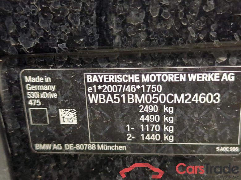 Baureihe 5 Touring 530 i xDrive M Sport 2.0 180KW AT8 E6d #4