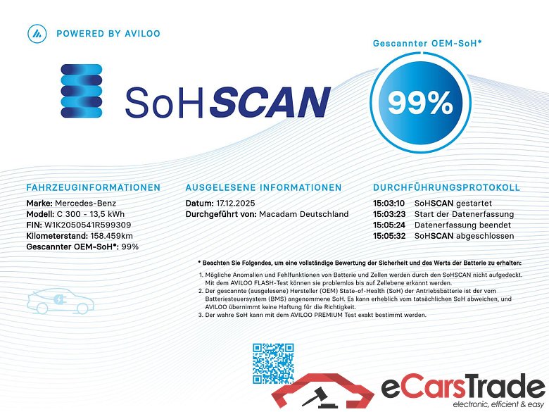 C -Klasse Lim. C 300 e 4Matic (205.054)AMG 2.0 AMG Line 235KW AT9 E6d #2