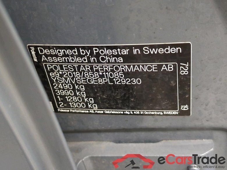 POLESTAR Polestar 2 Single Motor 78kWh 5d 170kW #4