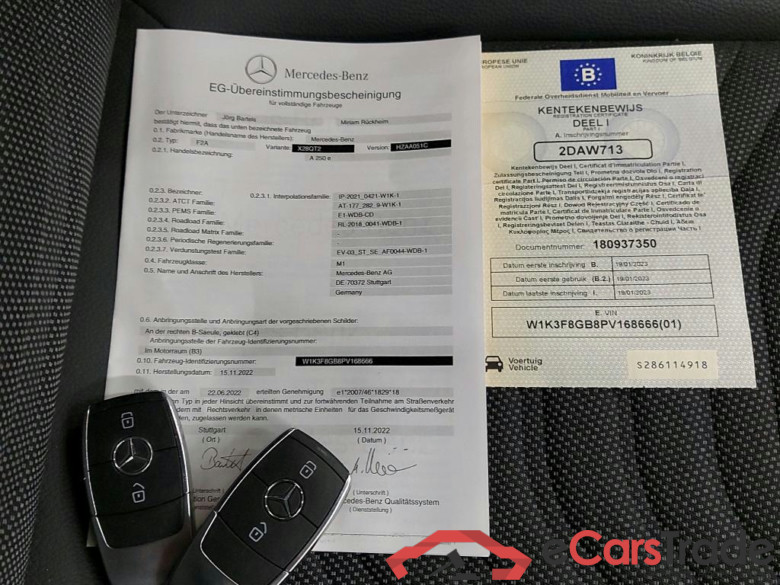 MERCEDES - MER A 250 e 218PK DCT Business Line & Widescreen CockPit * HYBRID * #4