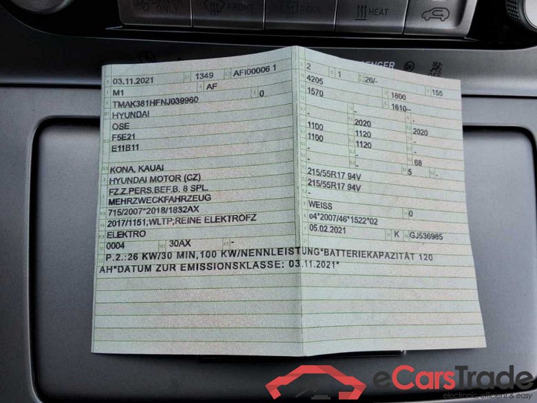 Hyundai Kona (OS)(2017->) DE - SUV5 Elektro, Elektro 2WD, (Facelift) 2021 - 2023 #6