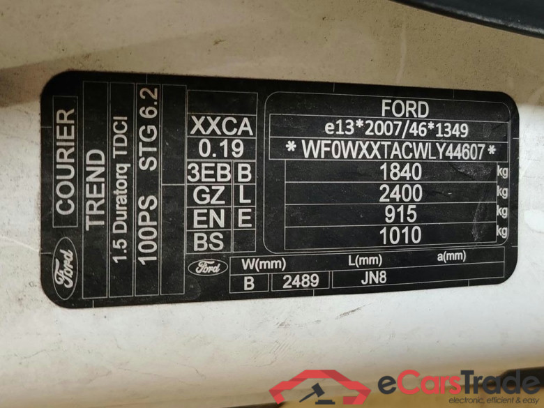 Transit Courier Trend 1.5 TDCi 74KW MT6 E6dT #5