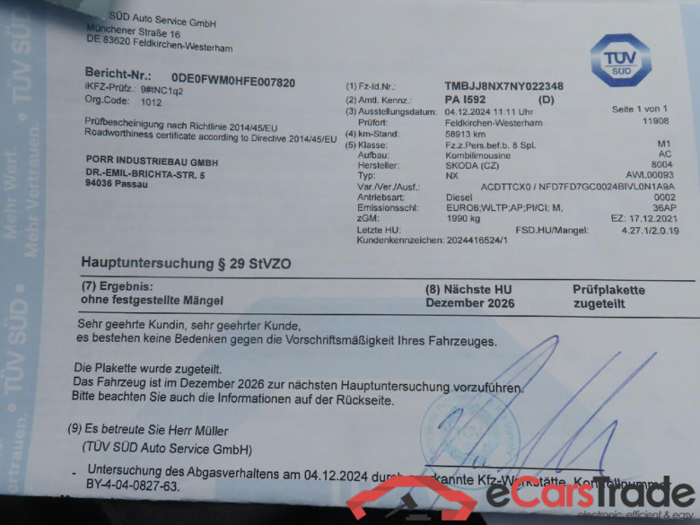 Octavia Combi Style 2.0 TDI 110KW AT7 E6d #3