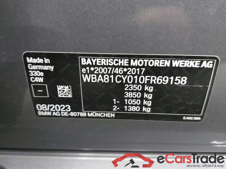 BMW - BMW 3 TOURING 330e 292PK With Heated Cognac Sensatec Sport Seats  * HYBRID * #6