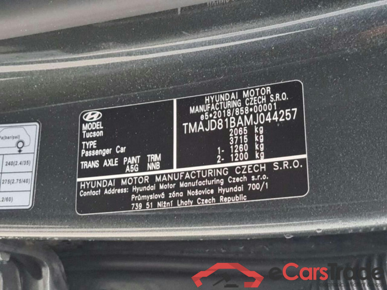 HYUNDAI TUCSON 1.6 T-GDI MHEV C Sm #4