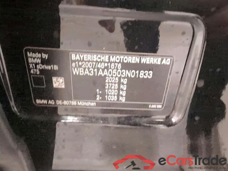 BMW X1 - 2019 1.5iA sDrive18 OPF #3