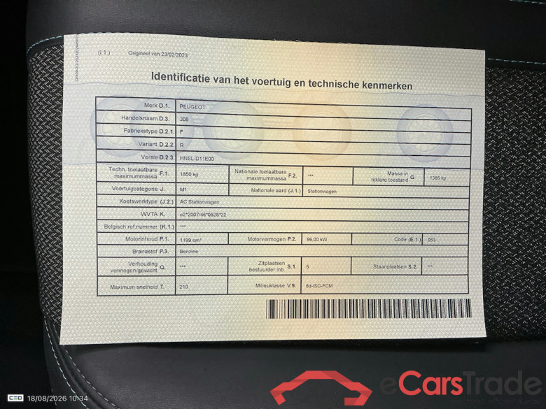 PEUGEOT 308 SW 1.2 PURETECH 96KW S-S ALLURE #5