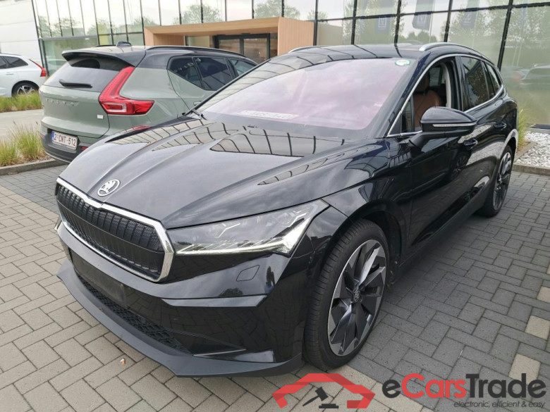 Skoda Enyaq iV 80 82kWh Aut. Pano LED-Matrix Head-Up Virtual Navi-Pro Leather KeylessGo Klima PDC ... #1