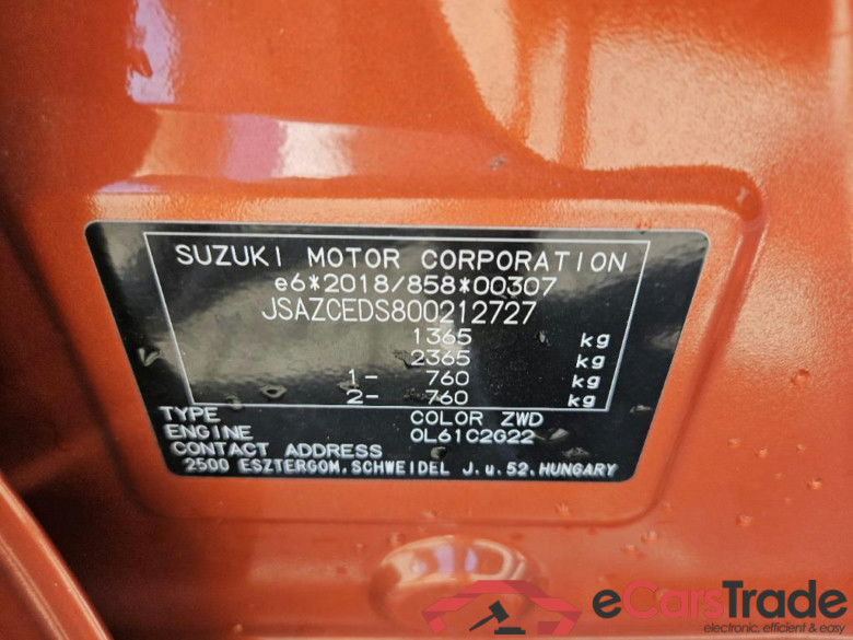 SUZUKI Swift 60 kW