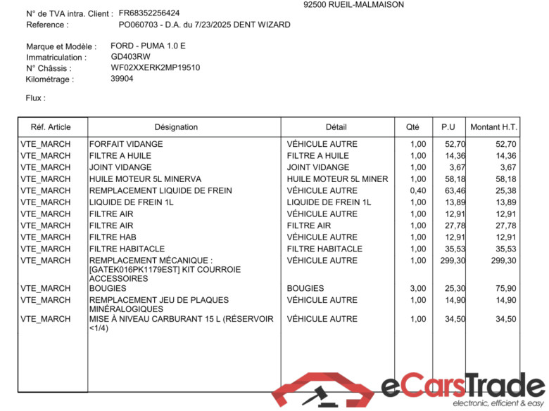FORD Puma / 2019 / 5P / SUV 1.0 EcoBoost Hybrid 125 (mHEV) ST-LINE / PRÊT A VENDRE #3