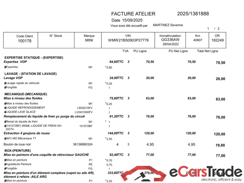 MINI Countryman / 2020 / 5P / Crossover Cooper SE ALL4 Northwood 125+95ch BVA6 / PRÊT A VENDRE #2