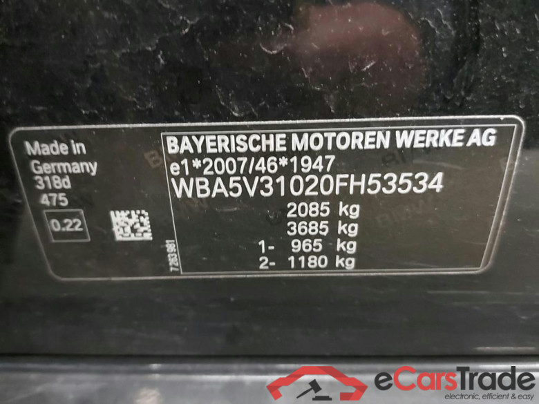 BMW - BMW 3 BERLINE 318dA 150PK Business Edition Advantage & Pack Business & Parking Assistant Pack #6