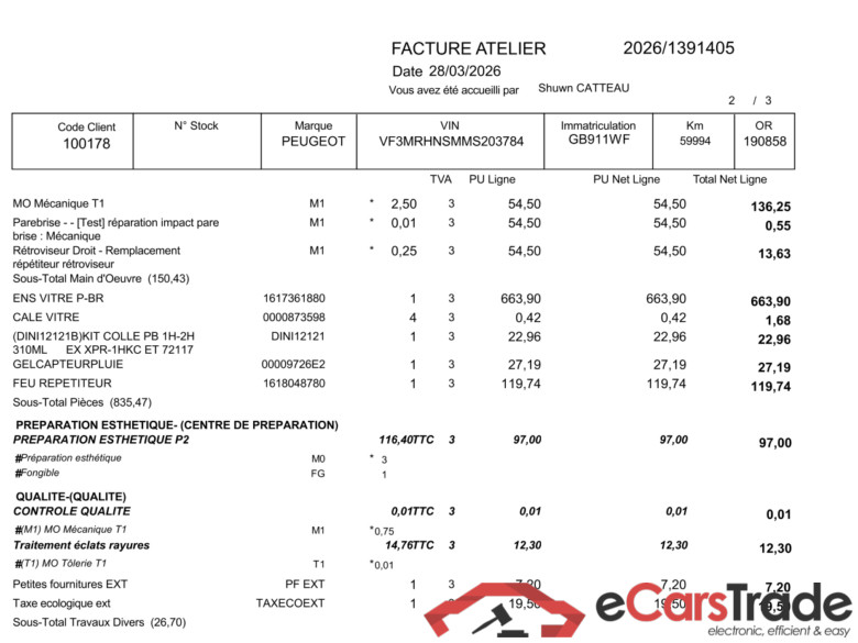 5008 Active Business 1.2 PureTech 130CV BVM6 7 Sieges E6d / PRÊT A VENDRE #3